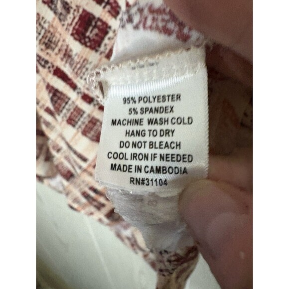 Lot of 2 Wonderly Women’s Size L Large Casual Tops Spring & Fall Prints - Picture 12 of 13